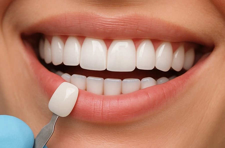 Porcelain veneers for a natural-looking smile