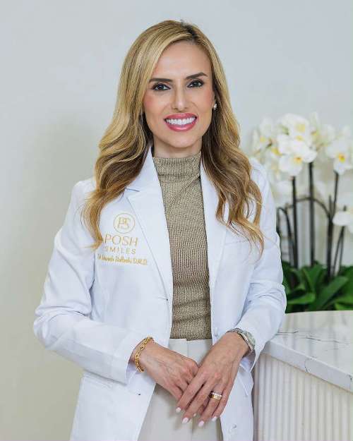 Dr. Fatemeh Baftechi sitting and smiling, ashburn va